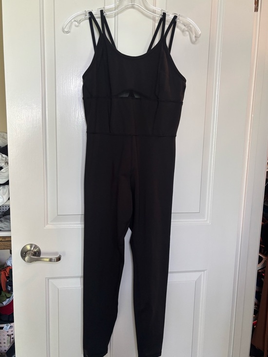 Lovesoft Pants - EUC LOVESOFT Black Women's Strappy Yoga One Piece size L